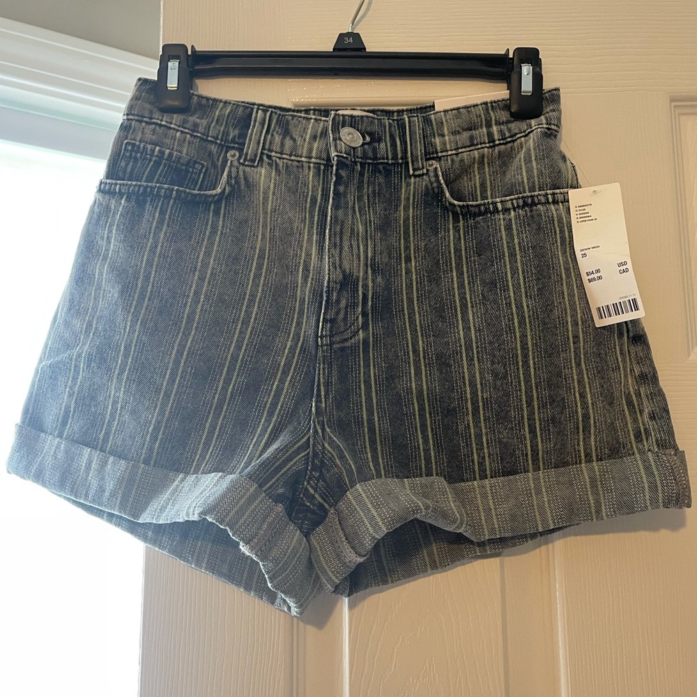Urban Outfitters shorts with pinstripes!